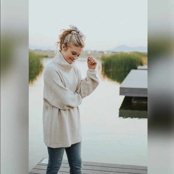 Free People Tops - Free People Softly Structured Tunic Sweater